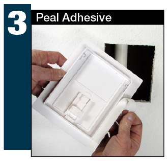 3) Peal Adhesive